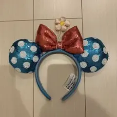 海外限定 カリフォルニア ディズニー スパンコール カチューシャ