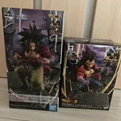 ドラゴンボール1番くじドッカンバトルコラボ賞と超サイヤ人4ベジータ