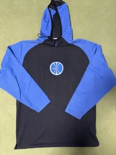 90's NIKE ナイキ バスケ　ロゴ刺繍　ラグラン　マジックカラーパーカー