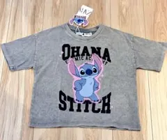 ZARA kids スティッチビンテージ加工Tシャツ　新品タグ付き　130