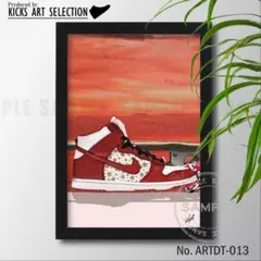 ナイキ SB ダンク ハイ シュプリーム レッドスターズ/スニーカーポスター