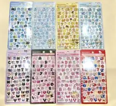 【正規品】ボンボンドロップシール サンリオ 文字 moji 8種 コンプリート