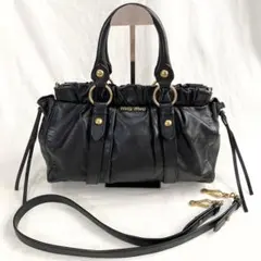 archive miumiu VITELLO LUX 2way ショルダーバッグ