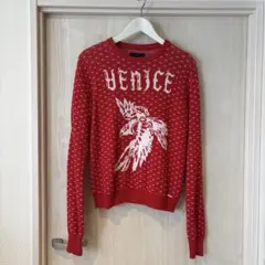 希少】DIESEL ニット セーター VENICE イーグル 赤 M - メルカリ