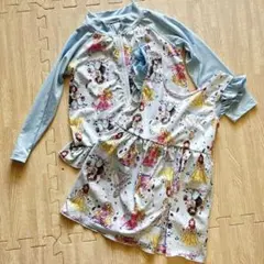 コストコ　ディズニープリンセス 水着 ラッシュガード スイムウェア 110