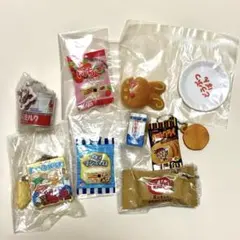 お菓子 食品 ミニチュア ガチャガチャ まとめ売り【8点】