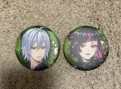 ツイステ　ブレイジングジュエル　缶バッジ　リリア　シルバー