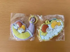 リトルツインスターズ レトロムーン めじるしラバーチャーム 2個セット