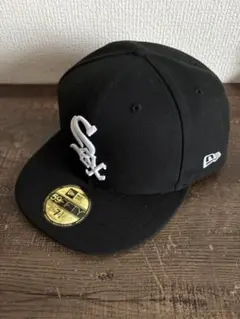 New Era 59FIFTY ブラック Soxキャップ 7 3/4