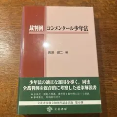 裁判例コンメンタール少年法のサムネイル