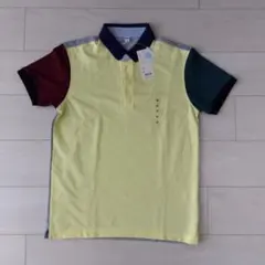 ユニクロ　メンズ　カラフルポロシャツ　M　ドライ素材　タグ付き