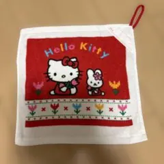ハローキティ ループ付タオル
