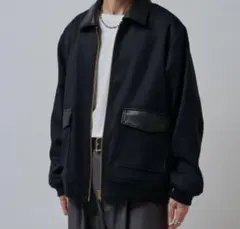 美品Lui's(ルイス)25AWクラシックカルゼZIPブルゾンブラックのサムネイル