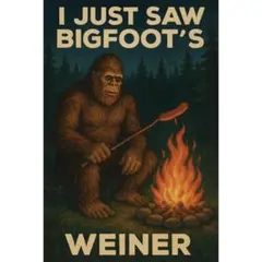 新品 ブリキ看板 BIGFOOT ビッグフット キャンプ レトロ ポスター