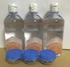 クリアデュー　コンタクト洗浄液　3本ケース付き