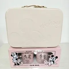 【ミッキー&ミニー】ペアマグカップ&トランクケース2点セット ディズニー