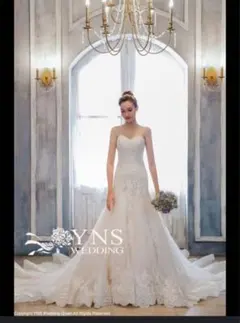 YNS WEDDING Aラインマーメイド　ウェディングドレス