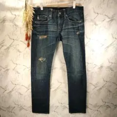 ♠AGアドリアーノゴールドシュミット　ジーンズダメージ加工　レディース　米国製