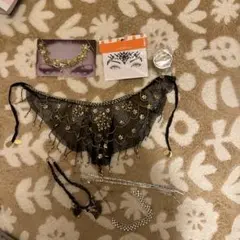 ベリーダンス アクセサリーセット 黒