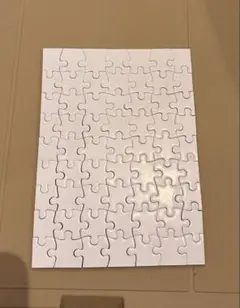 ジグソーパズル検定用　白パズル　3級　63ピース