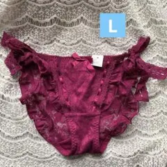 エメフィール L新品　ミニョンドーリー ヒモ フルバック ビビッドピンク