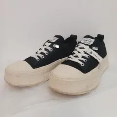 【格安】ウェイズウィル Ways Will じまちゃん 厚底スニーカー ブラック