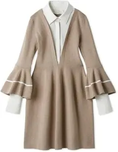 2025年最新】Lily Brown(リリーブラウン)ニットドッキングワンピースの