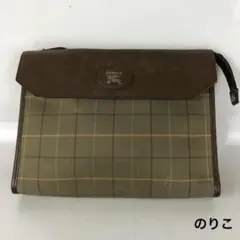 BURBERRY バーバリー チェック柄 クラッチバッグ セカンドバッグ