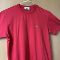 LACOSTE ラコステ Tシャツ レッド サイズ40