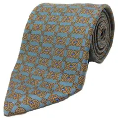 エルメス ネクタイ シェーヌダンクル柄 外箱有 中古美品！(11105)