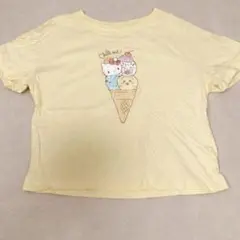 ユニクロ　サンリオ　キティアイスクリーム Tシャツ