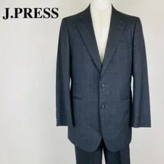 美品 J.PRESS セットアップスーツ チェック グレー 0116-Aのサムネイル