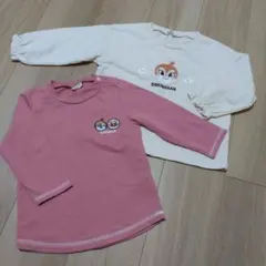 アンパンマン 長袖カットソー 100cm 2枚セット