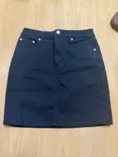 WEGO 黒 デニムスカート ミニスカート