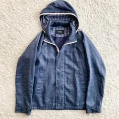 美品 リネン100％　L　バーバリー ブラック レーベル　2way　ブルゾン