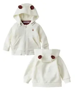 【familiar】パーカー　現行品　アイボリー　80cm