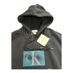 Calvin Klein パーカー フーディー CKロゴ XL ダークグレーのサムネイル