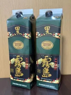 黒霧島 25度 1800ml 2本セット 芋焼酎のサムネイル