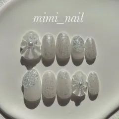 【現品のみ】ぷっくり花ネイルチップ