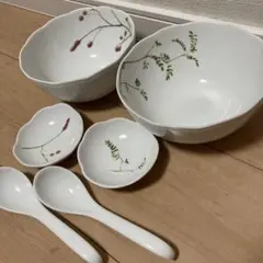 有田焼 泰山窯 花柄 陶器鉢 2個セット - メルカリ