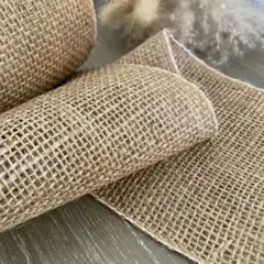 【スワッグ作りやラッピングに♪】麻 ／生地／３メートル ／リネン ／ジュード