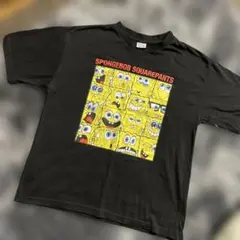SpongeBob SquarePants 半袖Tシャツ ブラック