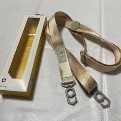 iFace Hang and マルチ　ショルダー　ストラップ　マーブル　ブラウン