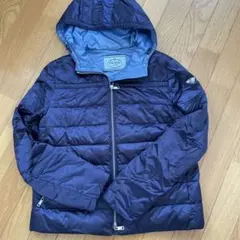 PRADA フード付きダウンジャケット ネイビー