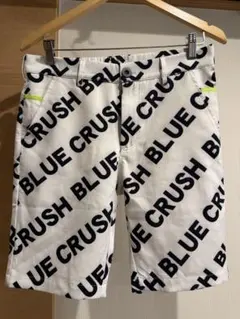 BLUE CRUSH ロゴプリントパンツ ホワイト