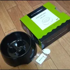 値下げ！早食い防止用フードボウル(小・黒)＆スマートIDタグ