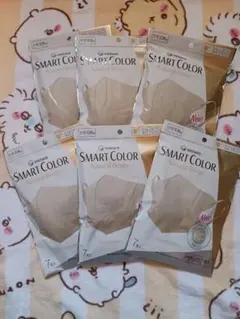 ユニ・チャーム 超快適マスク スマートカラー ナチュラルベージュ ７枚入×6袋