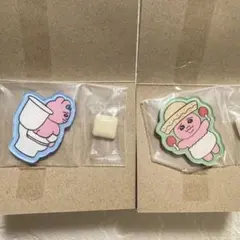 おぱんちゃうさぎ　マグネット、キーホルダー、チャーム　計4点セット