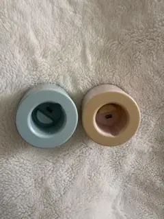 フランフラン　ハンディファン用充電器　水色とピンク