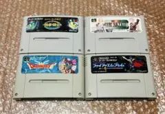 【SFCソフト4本セット・Nintendo Super Famicom】rin